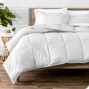 Comforter Set - Queen Size - Ultra-Soft - Goose Down Alternative - Premium 1800 Series - All Season Warmth (Queen, White)